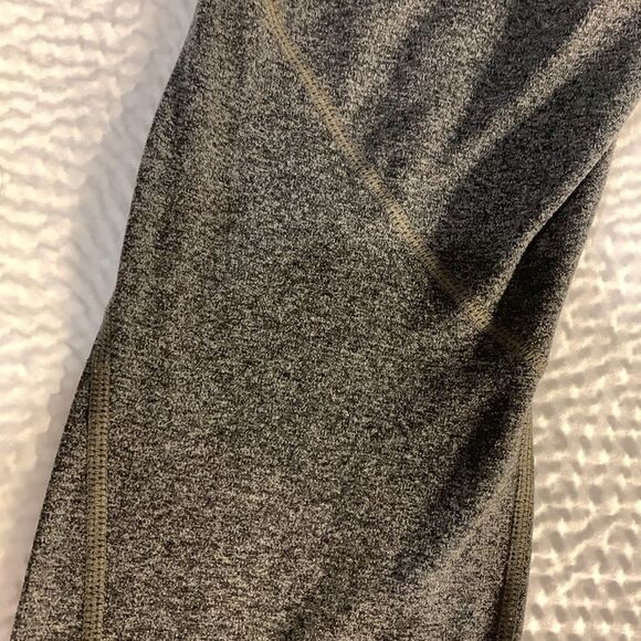 Athleta Gray Leggings stash pocket High Waist Full Length small - Picture 8 of 11